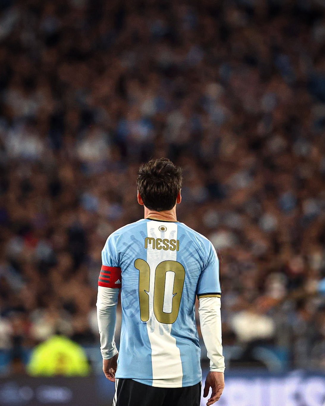 Messi en su partido homenaje